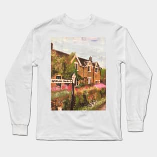 Somerset, Houses and Flowers Long Sleeve T-Shirt